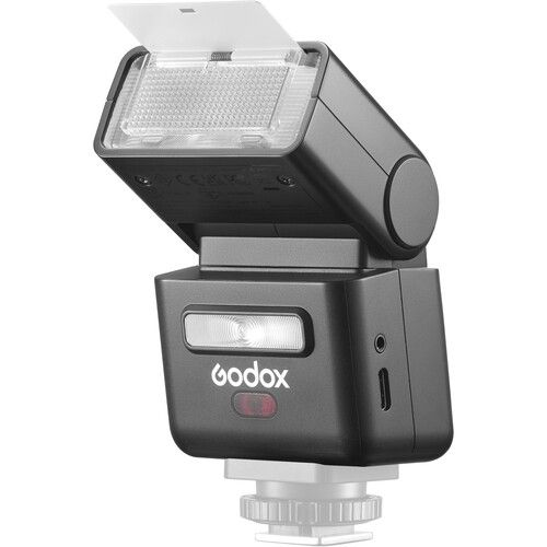 Mini Flash Godox iT32 Black TTL HSS GN18 con Pantalla Táctil, Sistema X 2.4 GHz y Batería Recargable