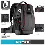 Mochila Fotográfica Profesional NEEWER NW-XJB-D2330-R Impermeable con Divisores Ajustables y Candado Antirrobo