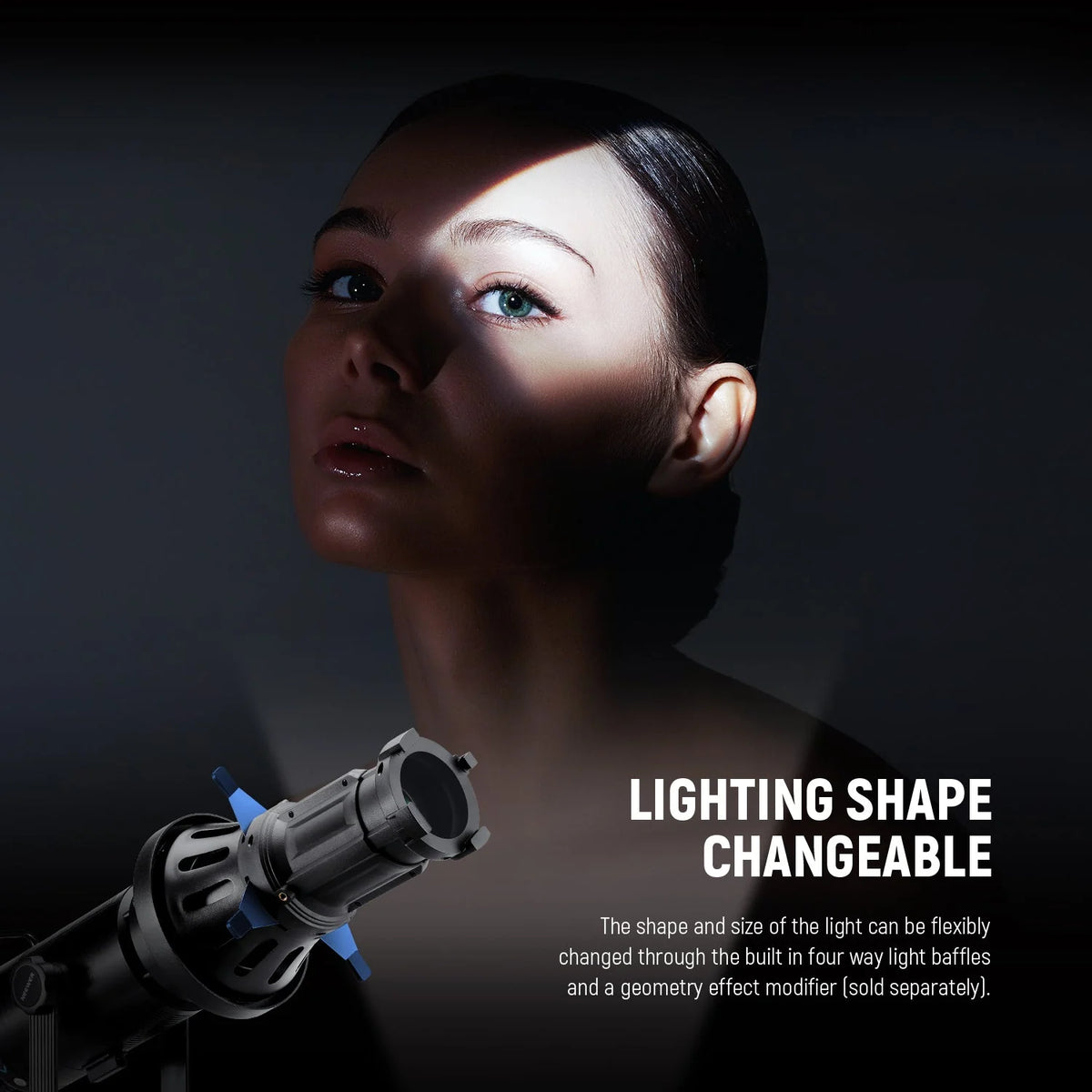 NEEWER LS-38 Spotlight Snoot de 40° con Montura Bowens