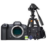 KIT Cámara R5 Body + Tripié + Tarjeta de 64 GB + Maleta + accesorios de limpieza