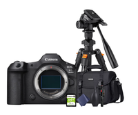 KIT Cámara R5 Mark II Body + Tripié + Tarjeta de 64 GB + Maleta + accesorios de limpieza