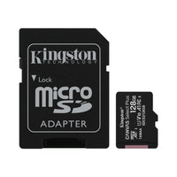 Tarjeta MicroSD Kingston de 128gb Canvas Select Plus