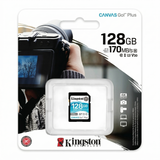 Tarjeta de Memoria Kingston 128GB SDXC Canvas Go! Plus