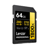 Agotado Tarjeta de Memoria Lexar SDXC UHS-II 64GB 1800x 280MB/s
