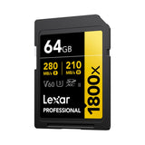 Agotado Tarjeta de Memoria Lexar SDXC UHS-II 64GB 1800x 280MB/s