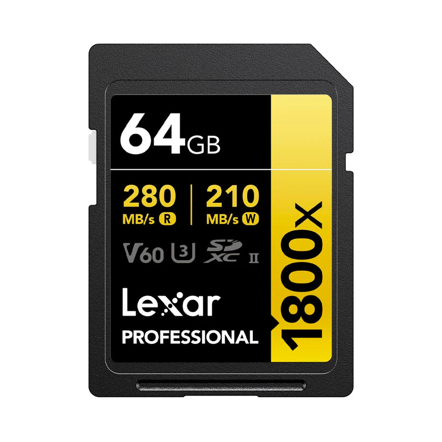 Agotado Tarjeta de Memoria Lexar SDXC UHS-II 64GB 1800x 280MB/s