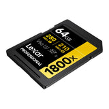 Agotado Tarjeta de Memoria Lexar SDXC UHS-II 64GB 1800x 280MB/s