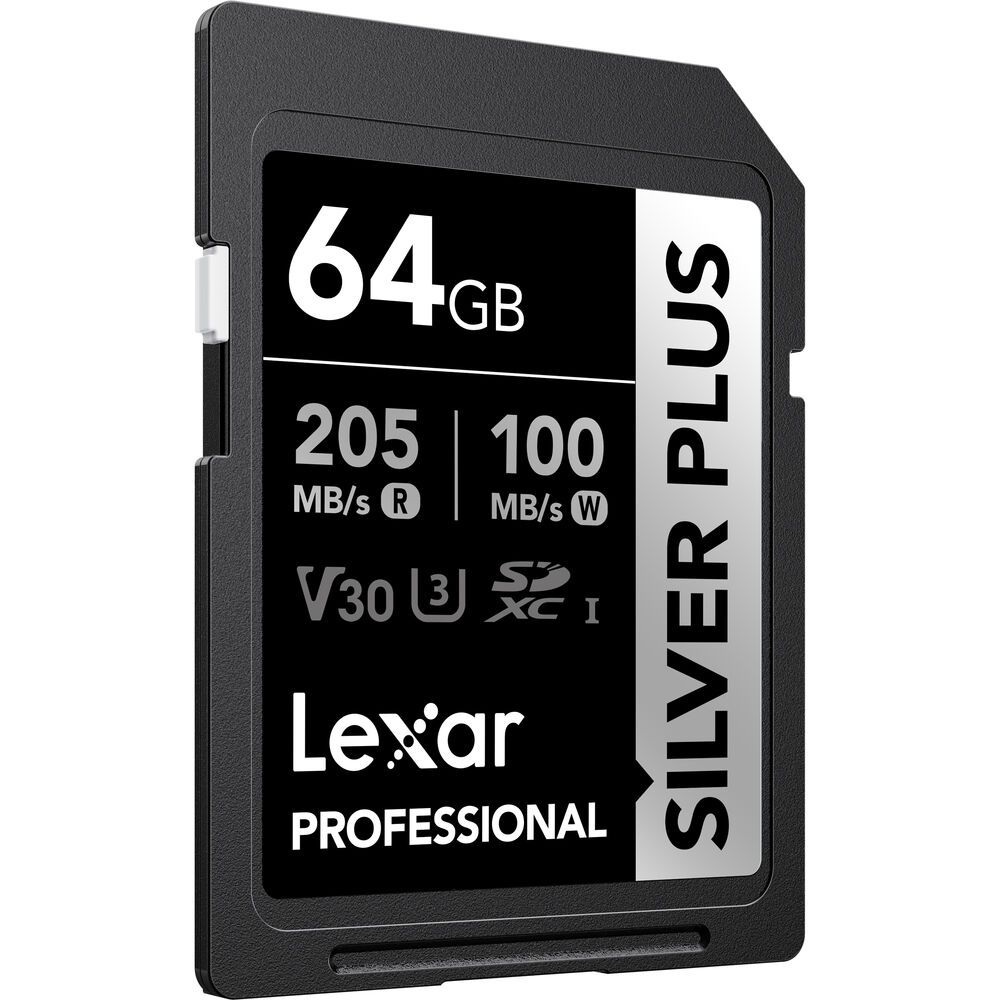 Tarjeta de Memoria Lexar 64GB SDXC Professional Silver Plus