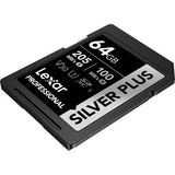 Tarjeta de Memoria Lexar 64GB SDXC Professional Silver Plus