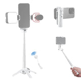 Trípode Selfie Plegable 3 en 1 con Control Bluetooth, Soporte 360° y Doble Zapata Fría NEEWER P15
