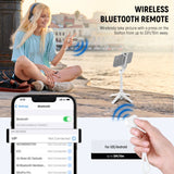Trípode Selfie Plegable 3 en 1 con Control Bluetooth, Soporte 360° y Doble Zapata Fría NEEWER P15