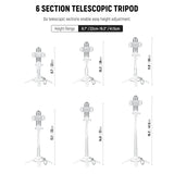 Trípode Selfie Plegable 3 en 1 con Control Bluetooth, Soporte 360° y Doble Zapata Fría NEEWER P15