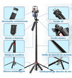 SELFIE STICK ULANZI MA09 CON CONTROL BLUETOOTH