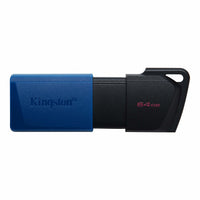 USB 64GB Kingston DataTraveler Exodia M Azul y Negro