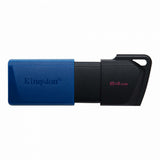 USB 64GB Kingston DataTraveler Exodia M Azul y Negro