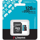 Tarjeta de Memoria Kingston CANVAS Go! Plus 128GB microSDXC