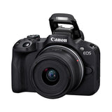 cámara canon EOS R50 kit dos lentes para principiantes