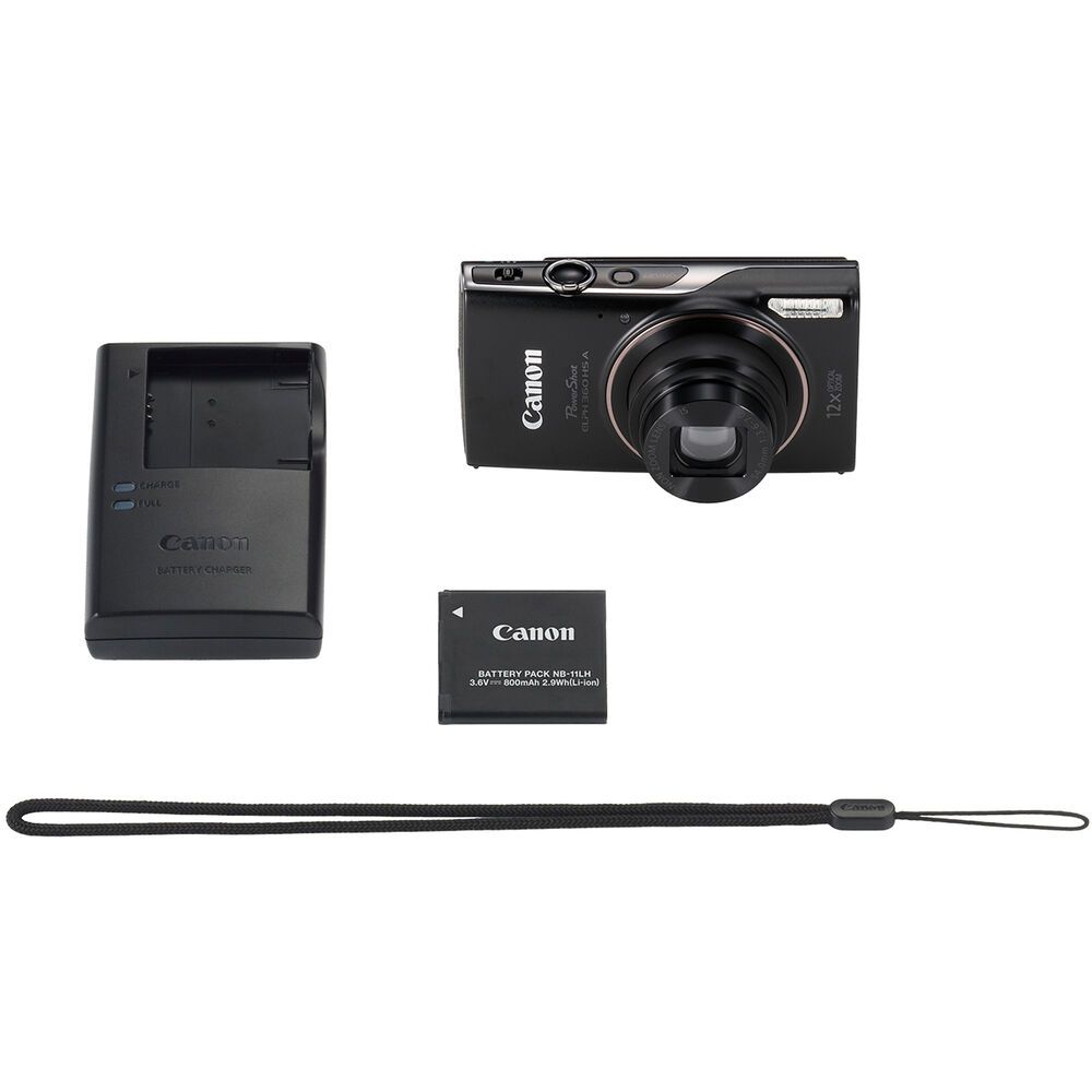 Canon PowerShot ELPH 360 HS A (Negra)