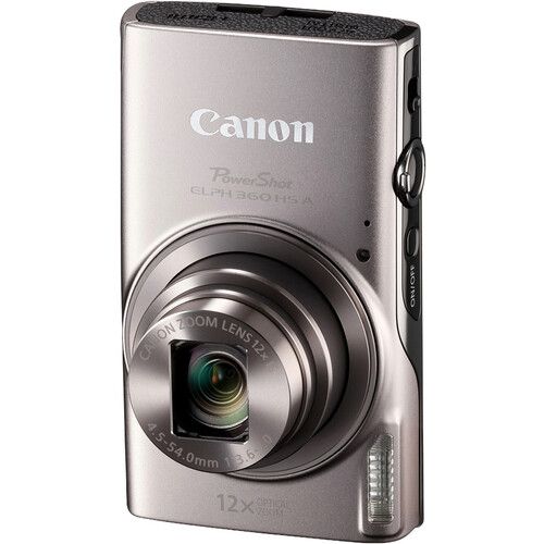 Cámara Canon Powershot Elph 360 HS A Plata