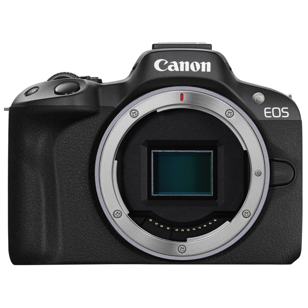 Cámara Canon EOS R50 Mirrorless cuerpo para principiantes