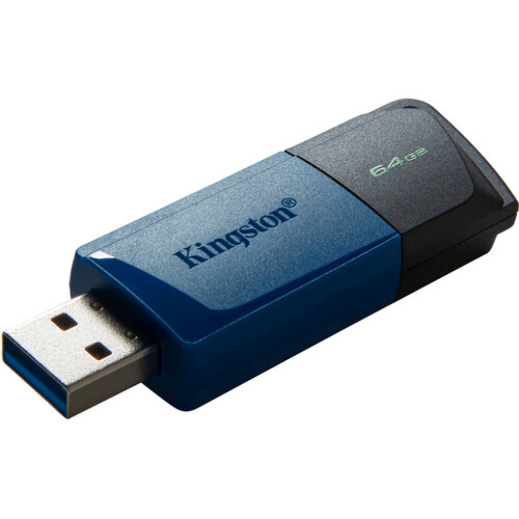 USB 64GB Kingston DataTraveler Exodia M Azul y Negro