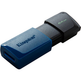 USB 64GB Kingston DataTraveler Exodia M Azul y Negro