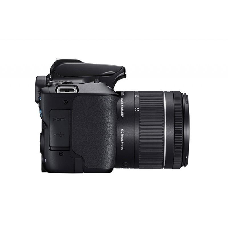Cámara Canon EOS Rebel SL3 con lente EF-S 18-55mm