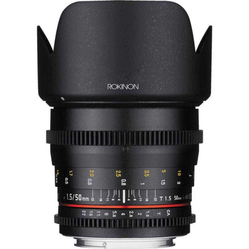 Lente Rokinon 50mm T1.5 Cine DS para Canon