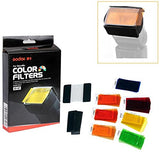 Kit de 7 Filtros de Colores para Flash CF07 Godox
