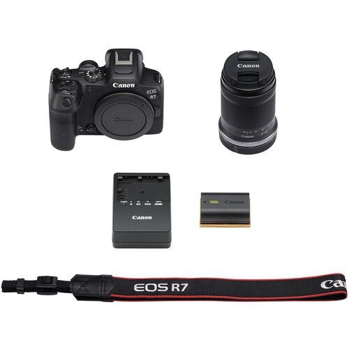 Cámara Canon EOS R7 con lente RF-S 18-150mm f/3.5-6.3 IS STM