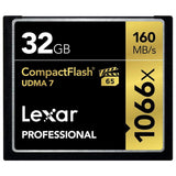 Tarjeta de Memoria Lexar CompactFlash Professional 32GB 1066X UDMA 7