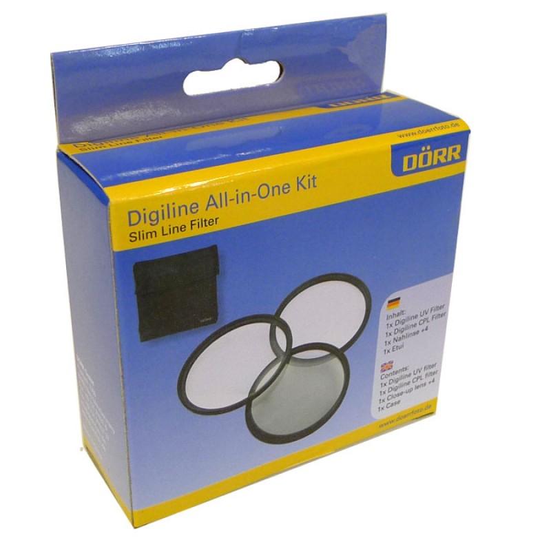 Kit de 3 Filtros Dorr 77mm UV, CPL, Close Up