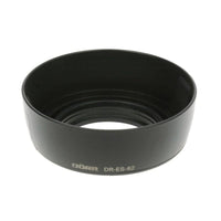 Parasol Dörr ES-62 negro para lente Canon, diseñado para reducir reflejos y proteger el objetivo