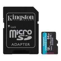 Tarjeta de Memoria Kingston MicroSD 64GB Canvas Go! Plus 170MB/s