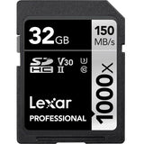 Tarjeta de Memoria Lexar SD 32GB UHS-II Clase 10 150MB/s