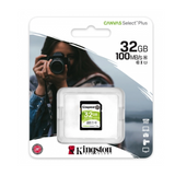 Tarjeta de Memoria Kingston 32GB SDHC Clase 10 Canvas Select Plus