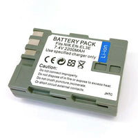 Batería genérica EN-EL3E de ion de litio, 7.4 V y 2200 mAh, compatible con cámaras Nikon