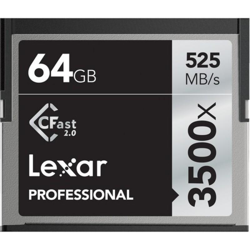 Tarjeta De Memoria Lexar CFast 2.0 Professional 64GB 3500X