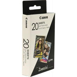 Papel fotográfico Canon Zink 20 hojas