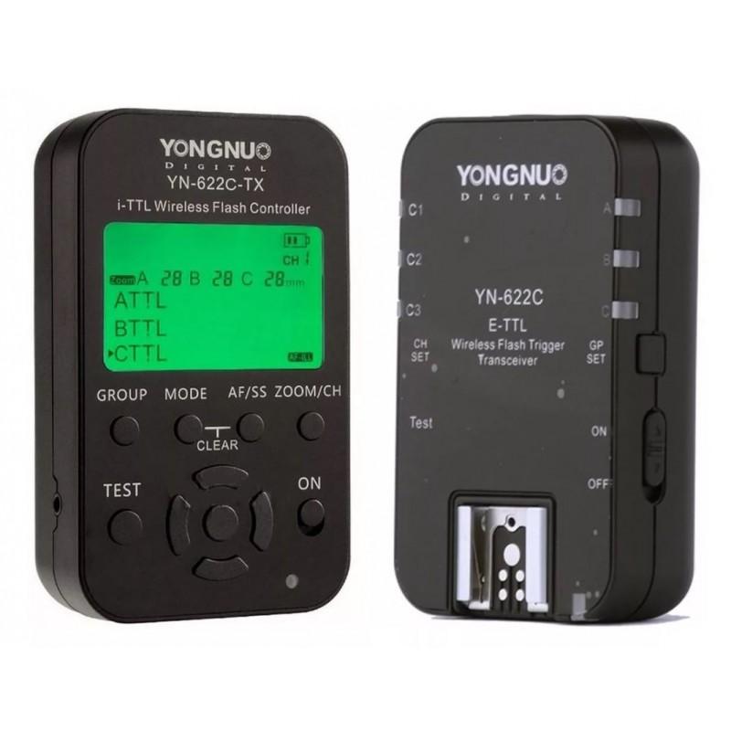 Kit Controlador + Transceptor Yongnuo YN622N I-TTL para Nikon