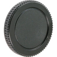 Tapa negra para body de cámara, accesorio protector circular para cubrir la montura y evitar polvo