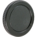 Tapa negra para body de cámara, accesorio protector circular para cubrir la montura y evitar polvo