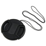 Tapa Bower color negro para lente de 49mm